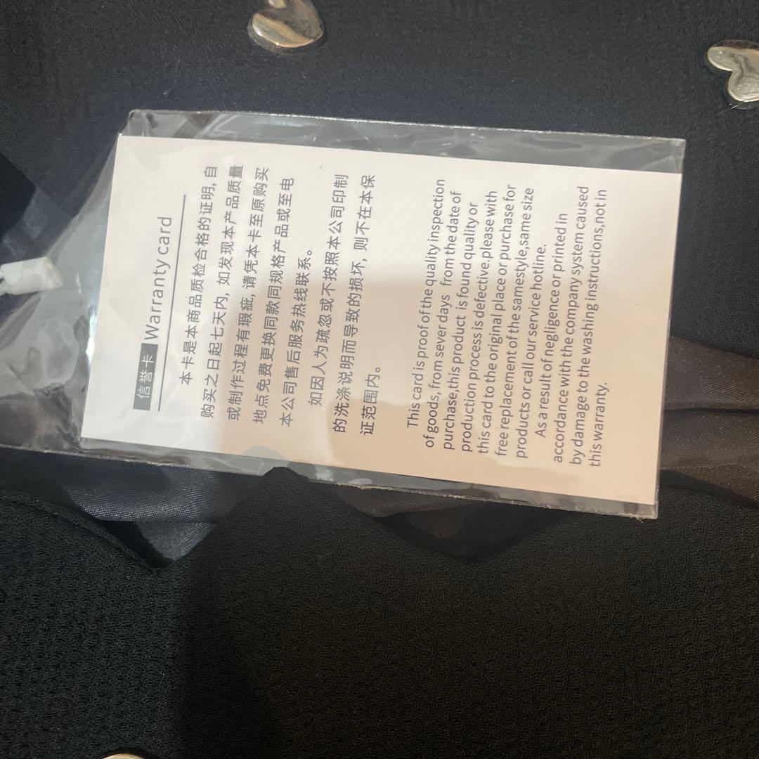 GZM インポート　ノーカラージャケット　ハートスタッズ