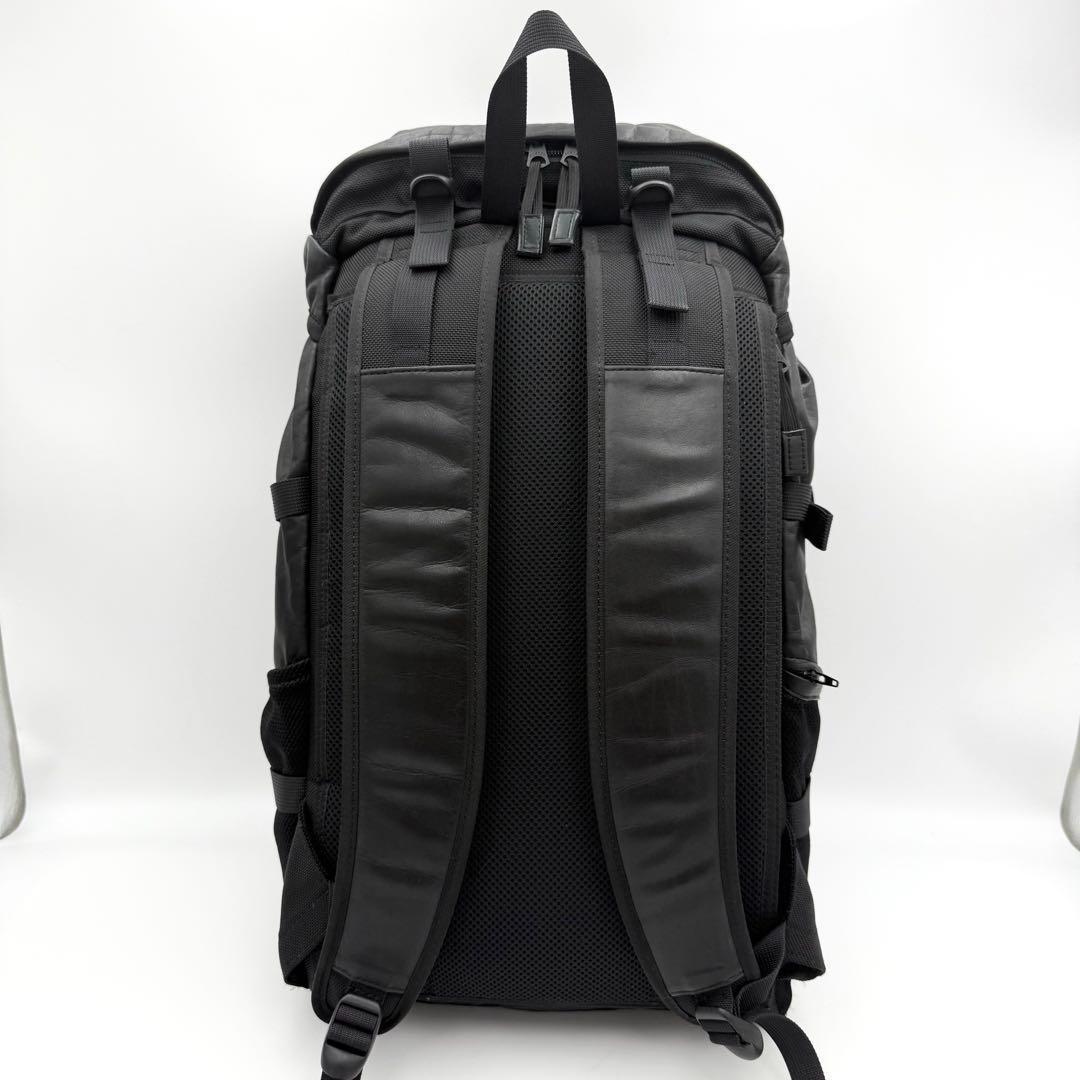 【当店限定販売】 希少 極美品 ポーター プログレス リュック S ブラック レザー バッグ