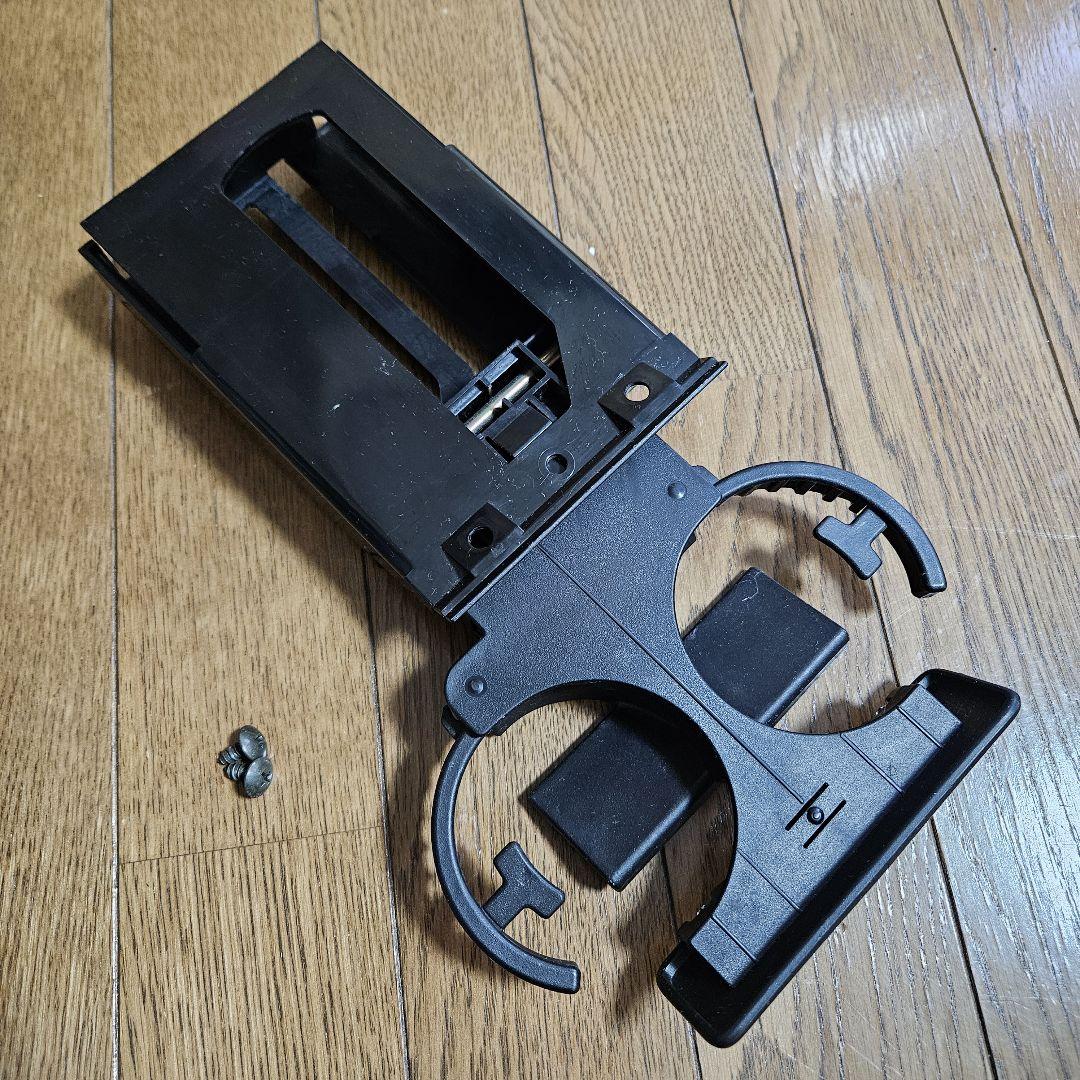 ②ドリンクホルダー デュアル ツイン 2連 ネジ2本付き MRワゴン モコ 純正アクセサリー