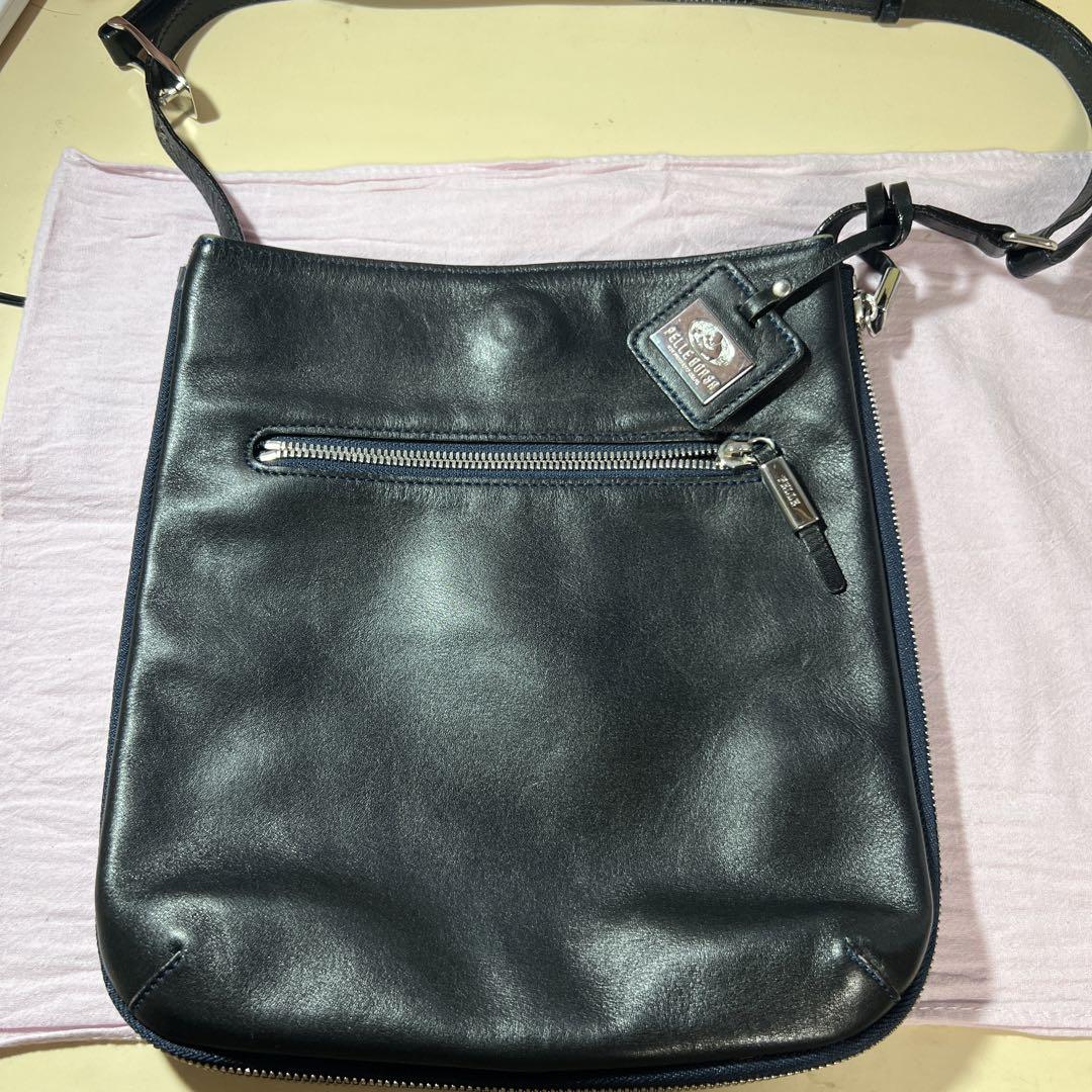 ⭐︎Pelle Boater ブラックレザー バッグ