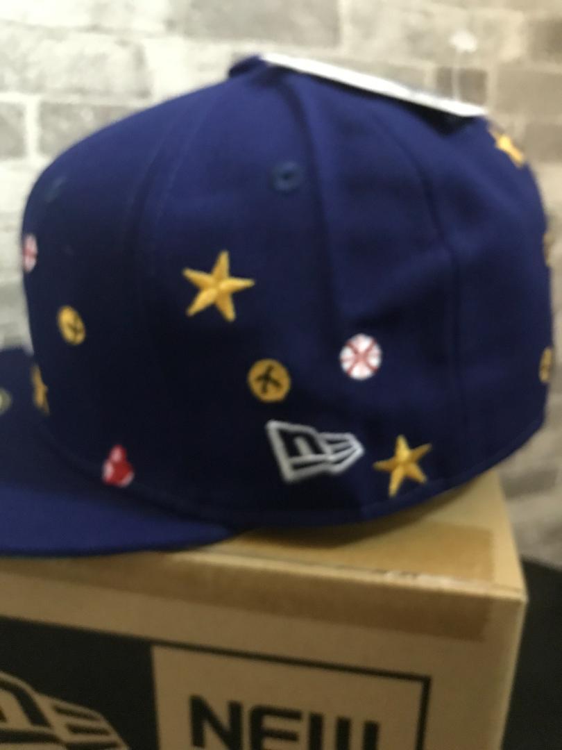 MLB大谷翔平所属LAドジャースPOPチャーム刺繍New Eraキャップ3/8