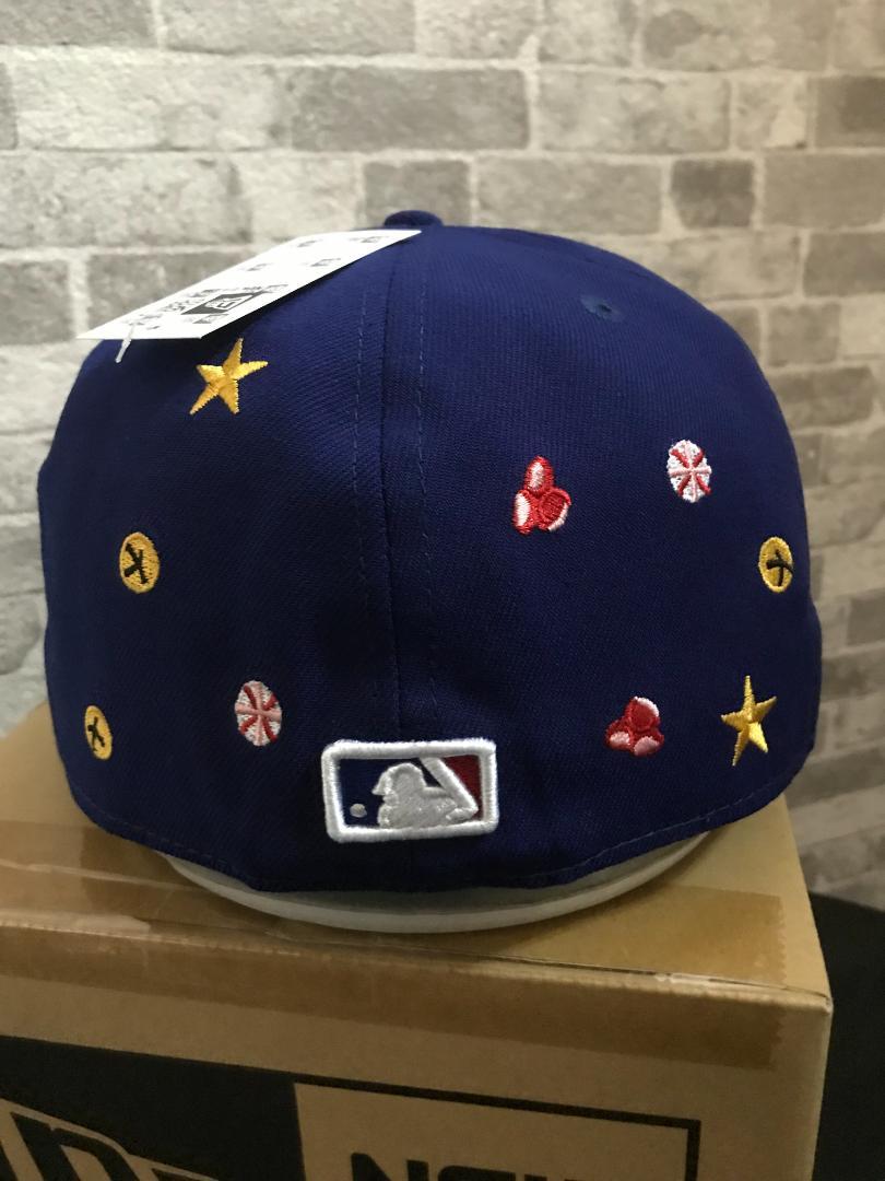 MLB大谷翔平所属LAドジャースPOPチャーム刺繍New Eraキャップ3/8
