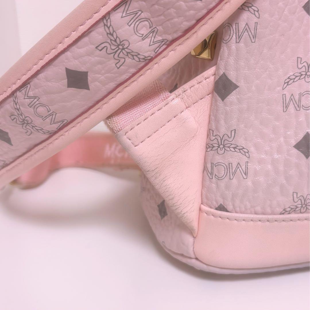 MCM リュク パウダーピンク S