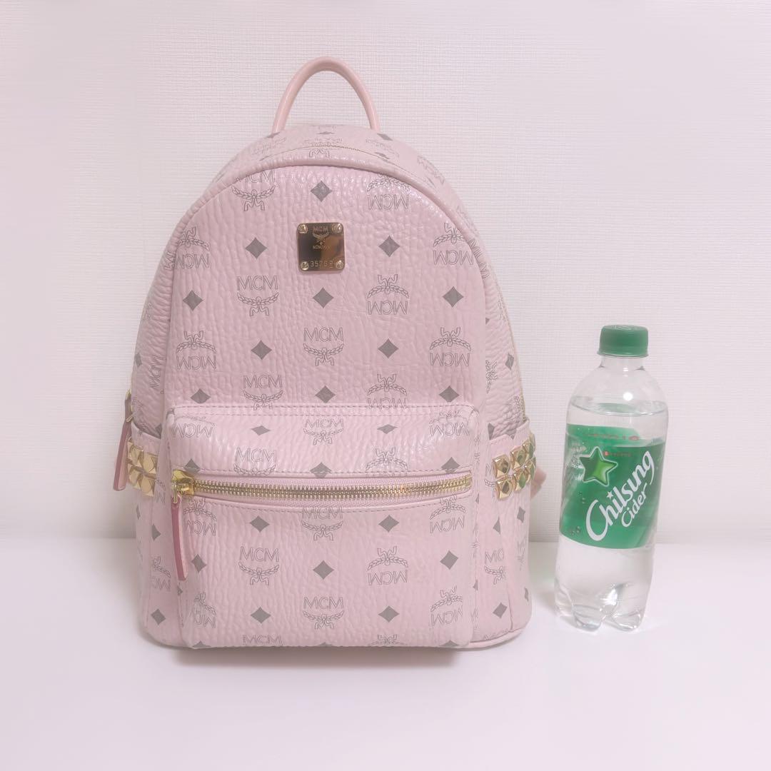 MCM リュク パウダーピンク S