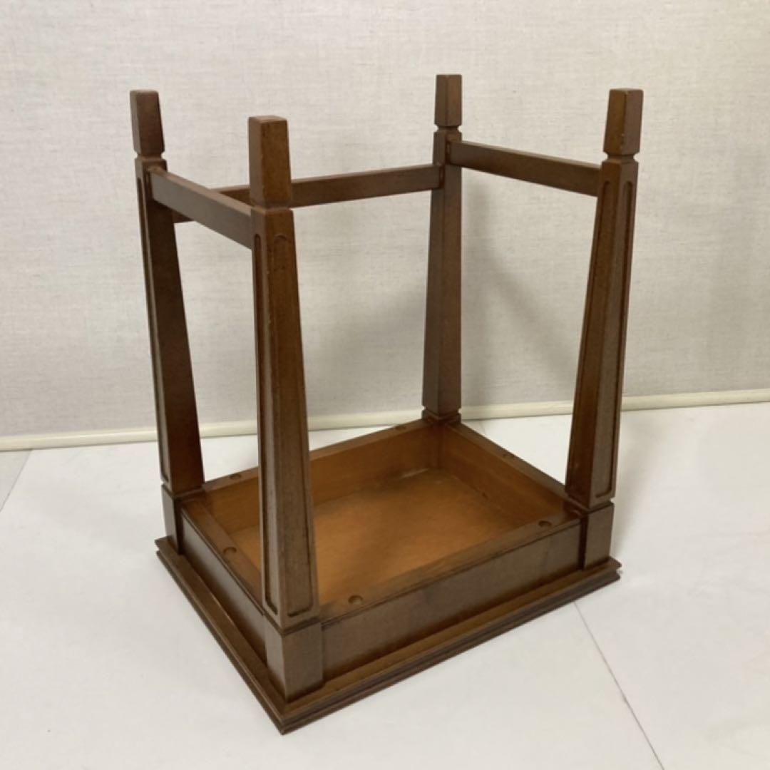 コンソール サイドテーブル 置物台 飾り台 花台 木製 テーパード脚 レトロ