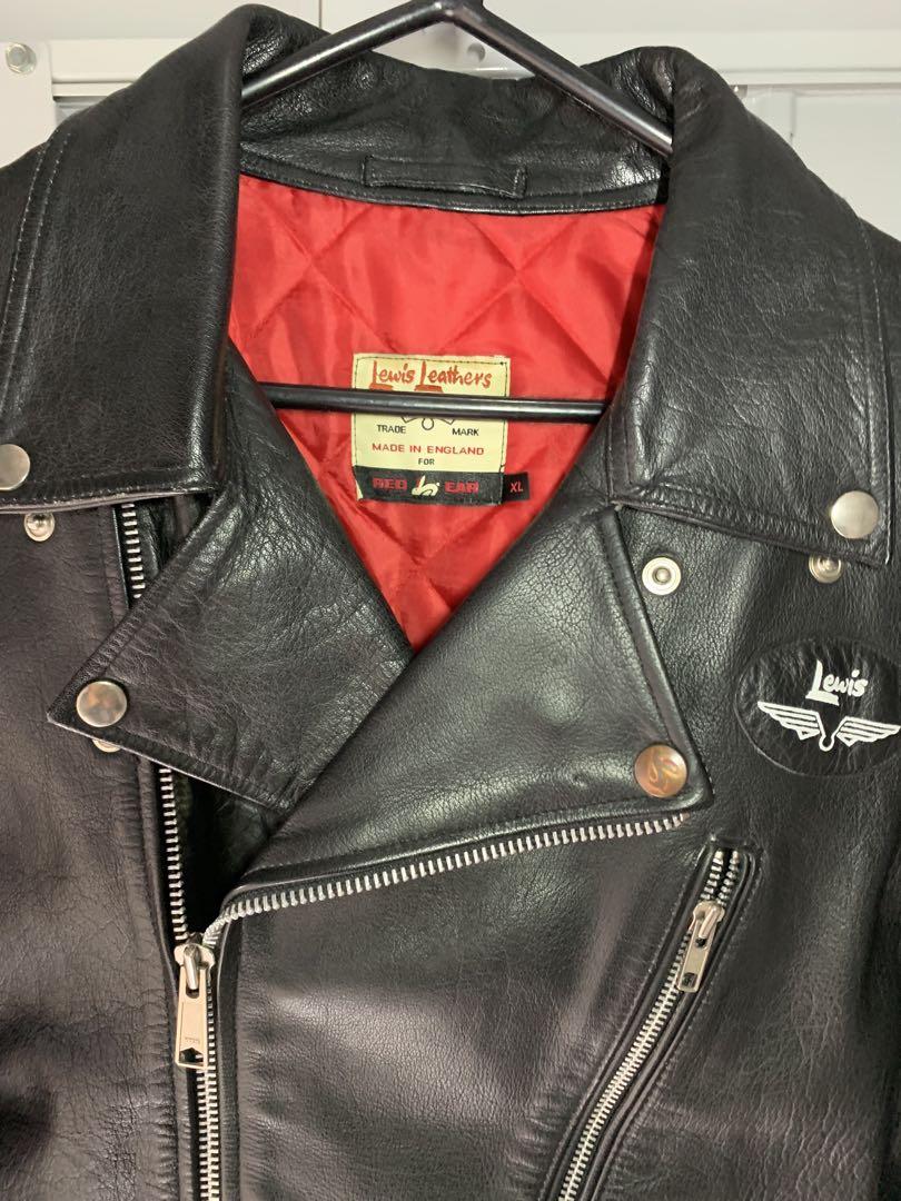 Lewis Leathers ブラックレザーライダースジャケット　サイクロン