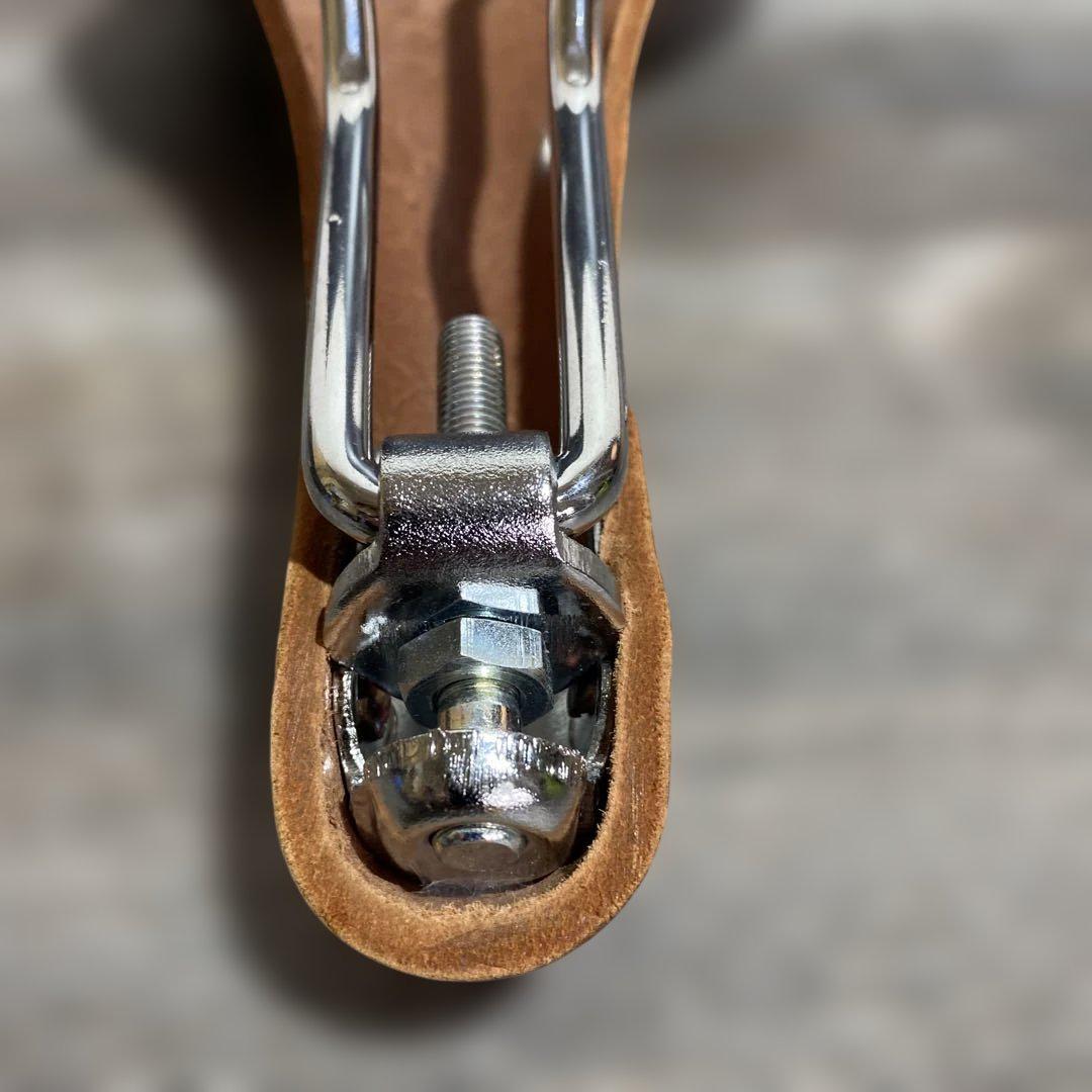 【未使用】BROOKS　レザーサドル SWIFT chrome brown