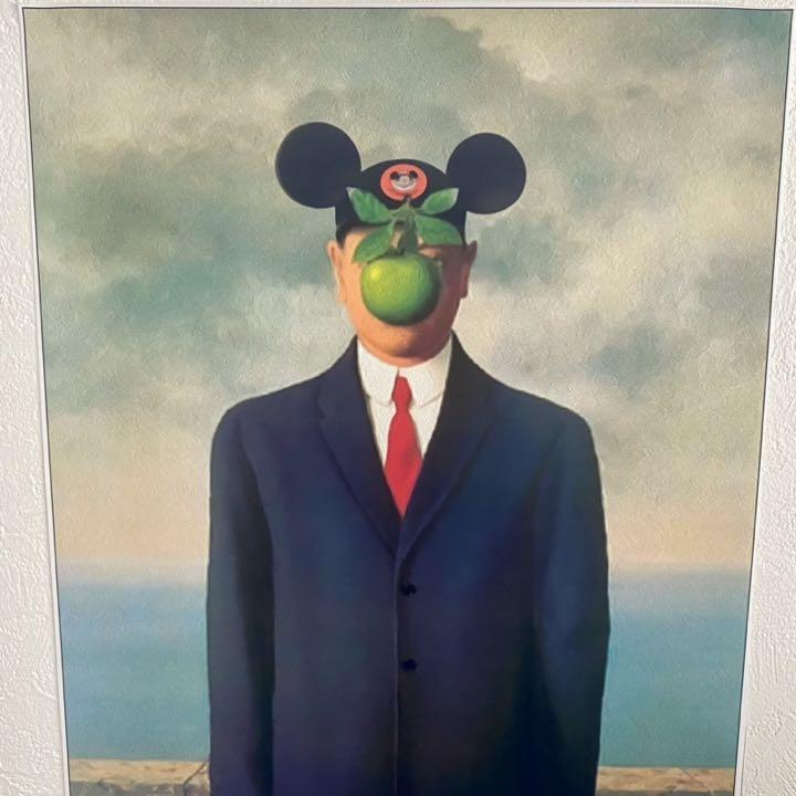 イヤーハット　TDL パロディ アート キャンパス ディズニー　インテリア