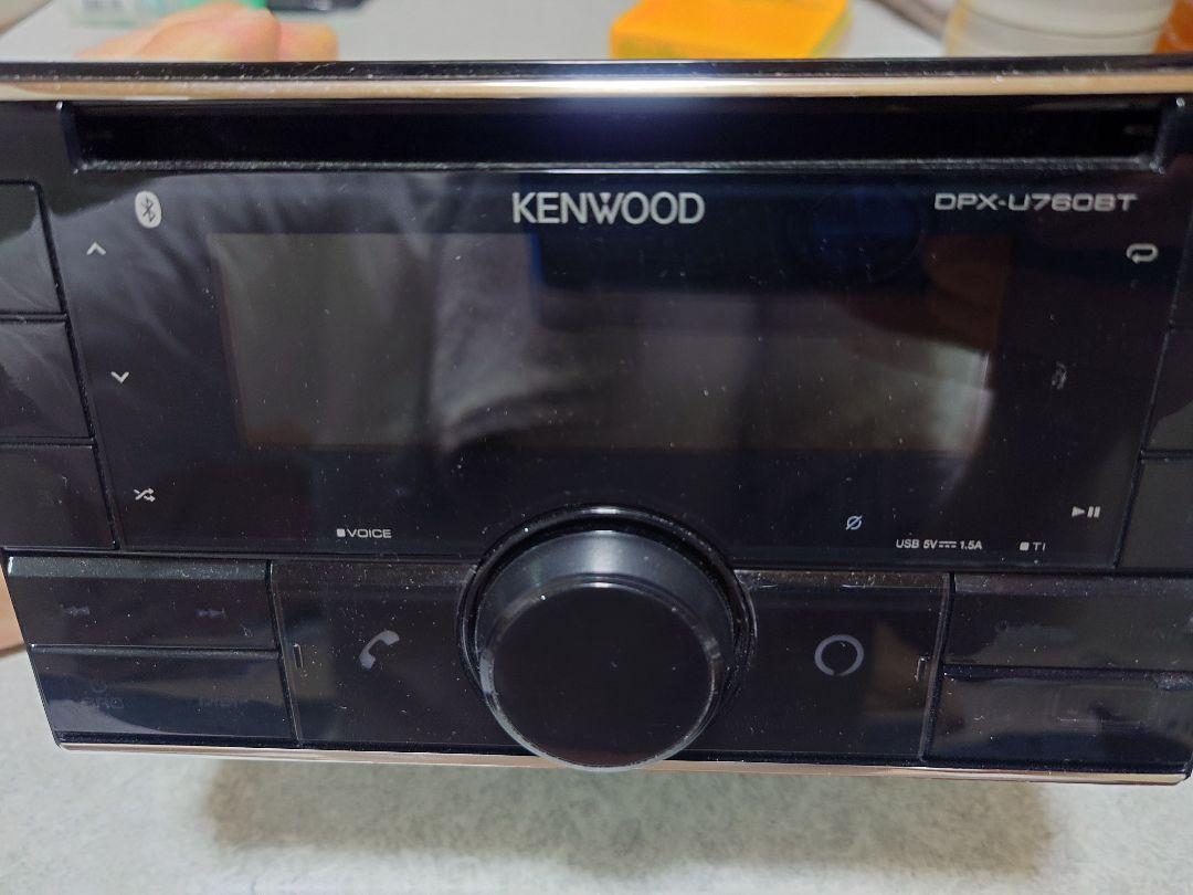 KENWOOD　ＤＰＸーＵ７６０ＢＴ ２DINカーオーディオ　bluetooth