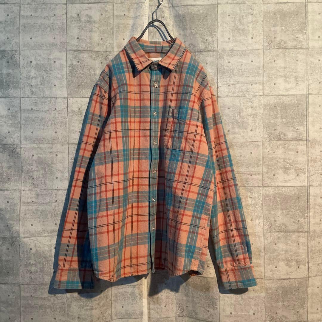 OBEY オーバーサイズチェックシャツオベイ