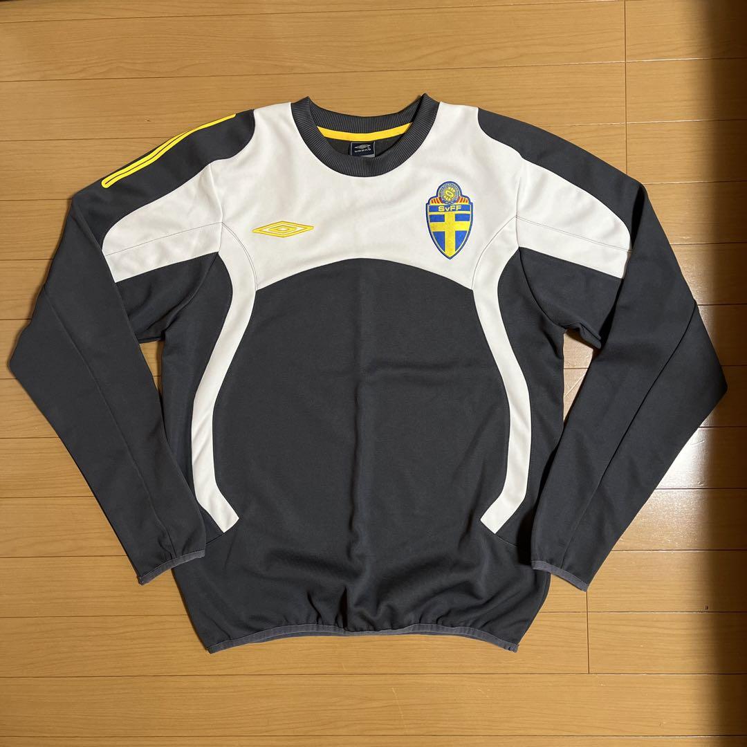 M】UMBRO スウェーデン代表 スウェット、ジャージトップス(長袖