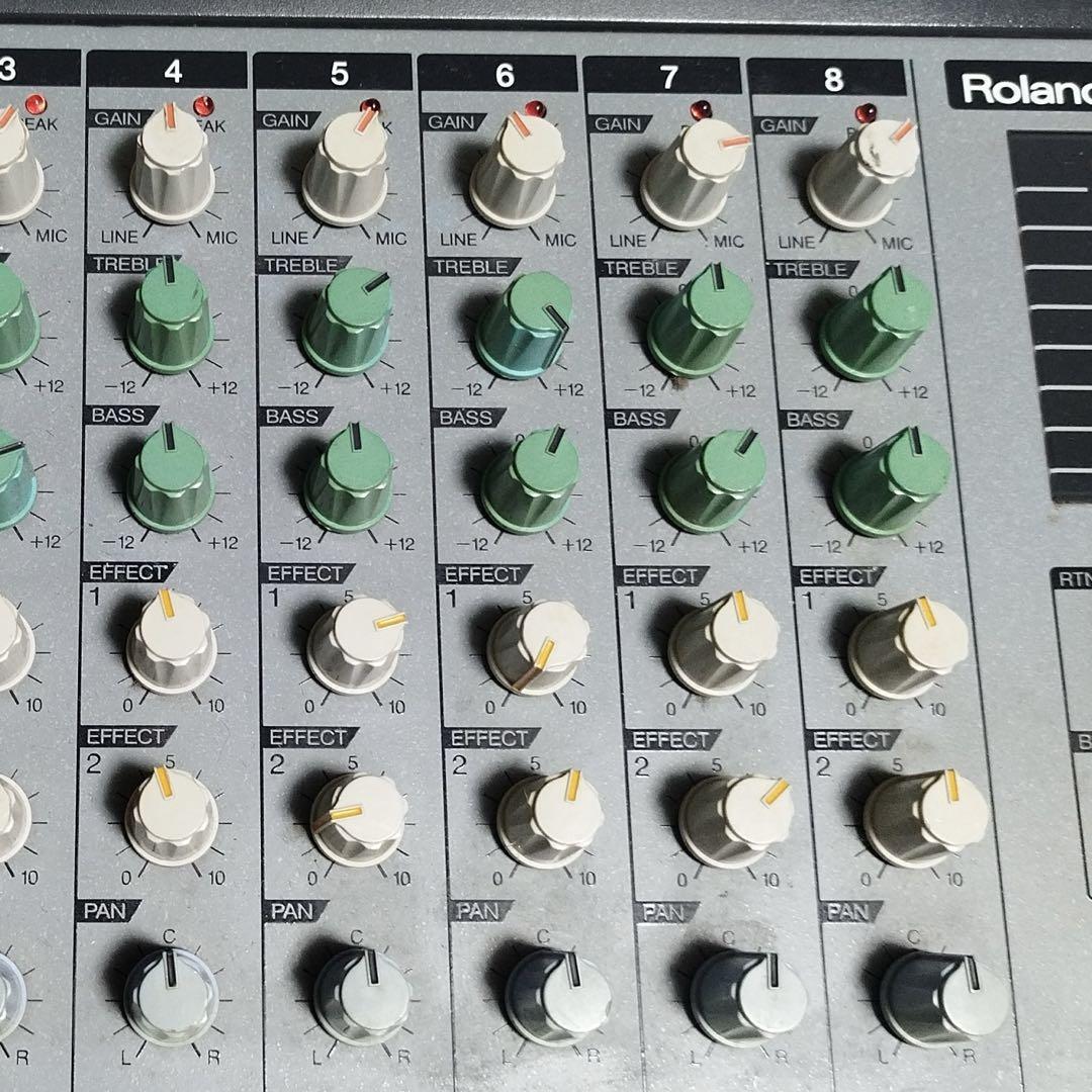 動作良好　Roland RX-82 アナログミキサー 8チャンネル