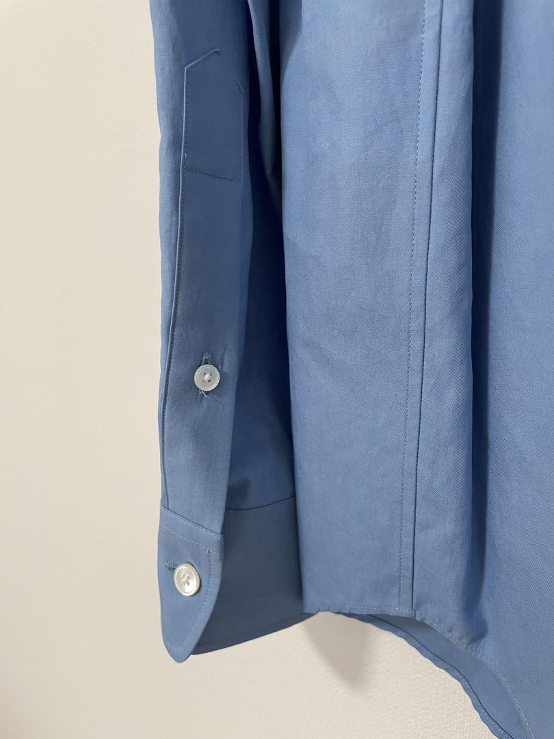新品未使用！AURALEE◆WASHED FINX TWILL SHIRT