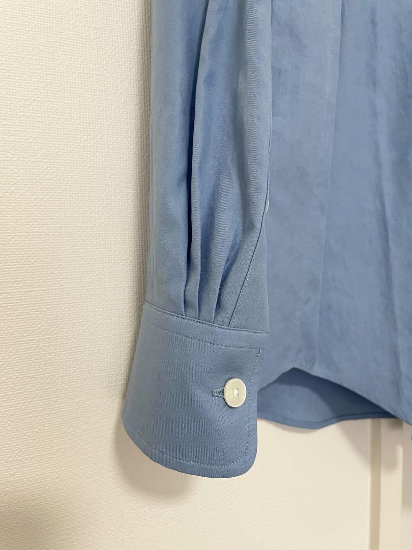 新品未使用！AURALEE◆WASHED FINX TWILL SHIRT