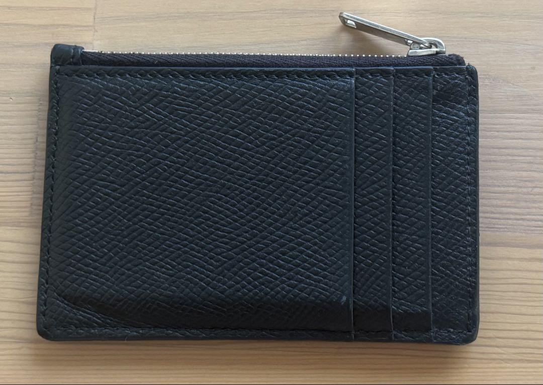 CELINE ブラックレザー コインカードケース　財布 CELINE ブラックレザー コインカードケース 財布 - メルカリ