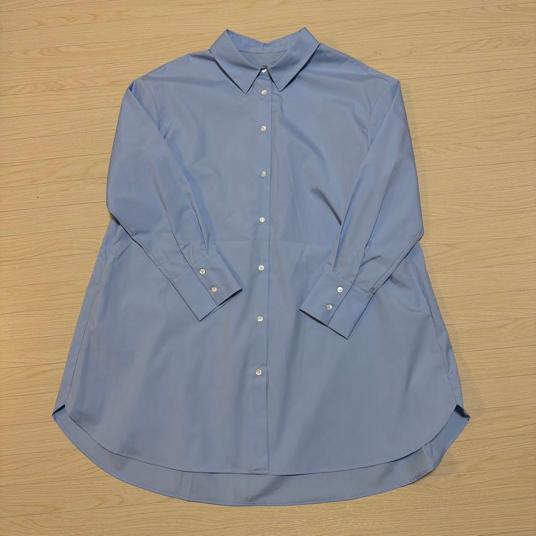 【定価17,600円】ストロベリーフィールズ　ロングシャツ　ライトブルー　M