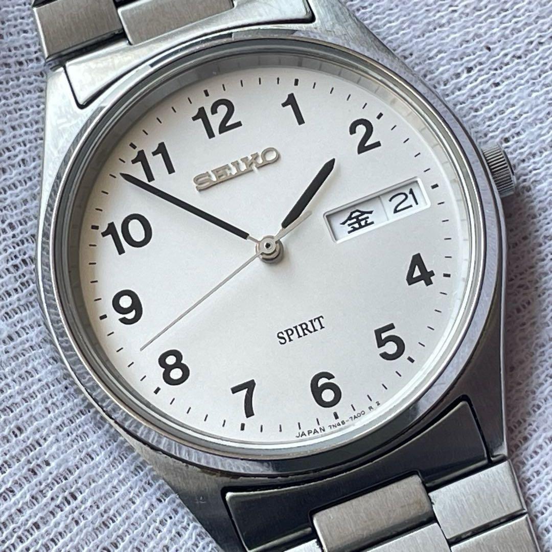 時計 SEIKO SPIRIT 7N48-7A00 MENS QUARTZ