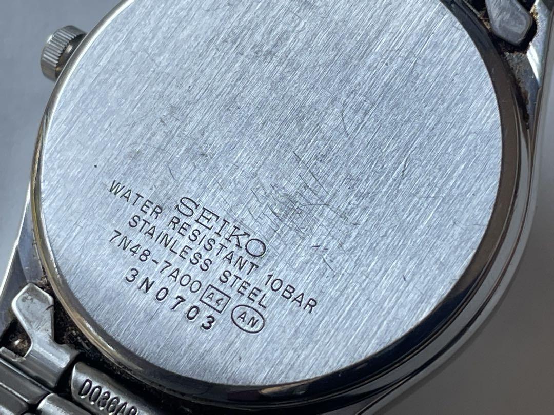 時計 SEIKO SPIRIT 7N48-7A00 MENS QUARTZ
