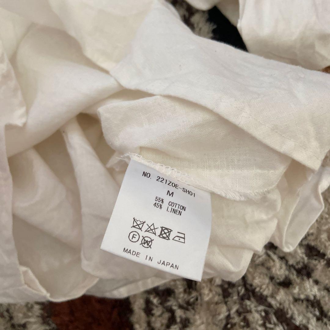 ZOE 長袖シャツ M コットンリネン