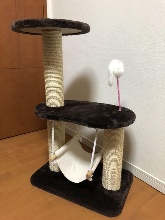 正規代理店
 爪とぎ付きキャットタワー 猫用品