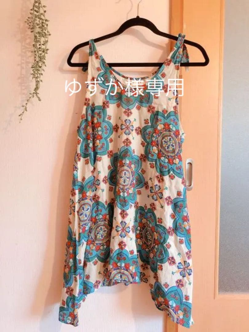 メルカリ ワンピースチチカカワンピースチュニックキャミソールエスニックインド綿 チチカカ 500 中古や未使用のフリマ