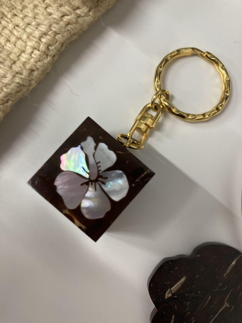 ALBA ROSA アルバローザ ココシェル ネックレス キーホルダー ピアス