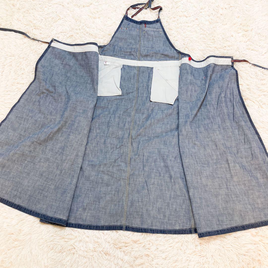 新品 HYSTERIC GLAMOUR デニムエプロン ラップワンピース