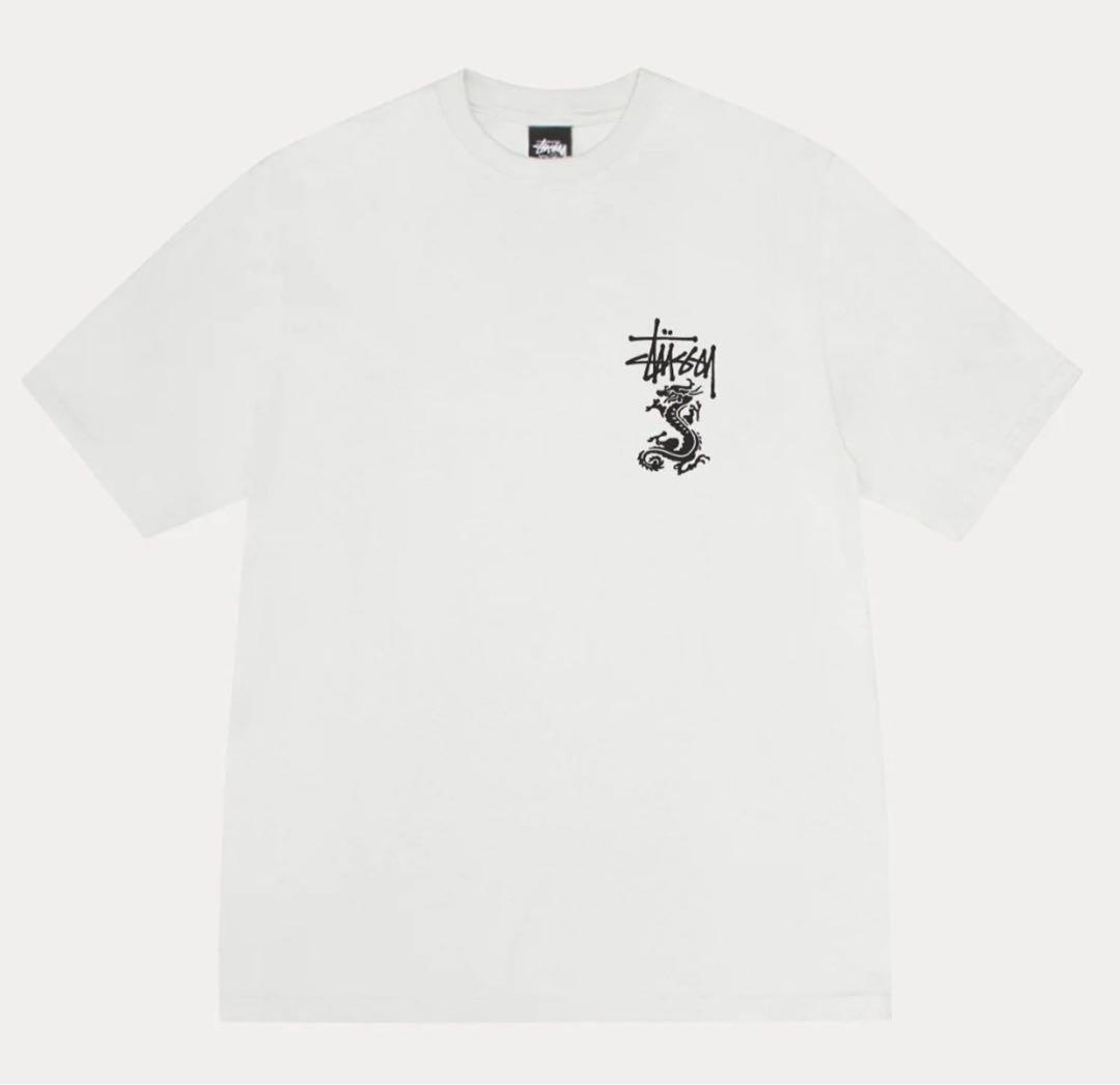 STUSSY Double Dragon Pigment Dyed TeeL STUSSY