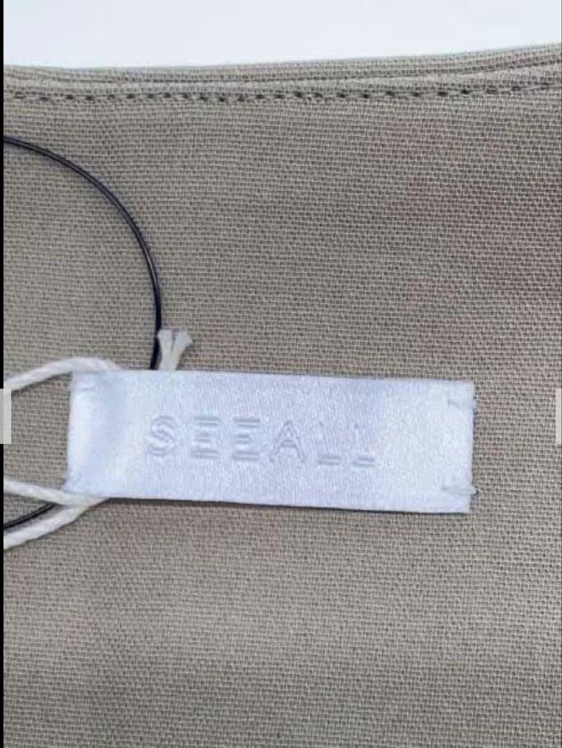 ✨大特価✨SEEALL 定価64900 ベージュ ロングコート36サイズ