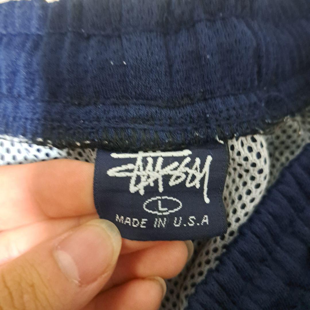 old Stussy ネイビー ショートパンツ 紺タグ