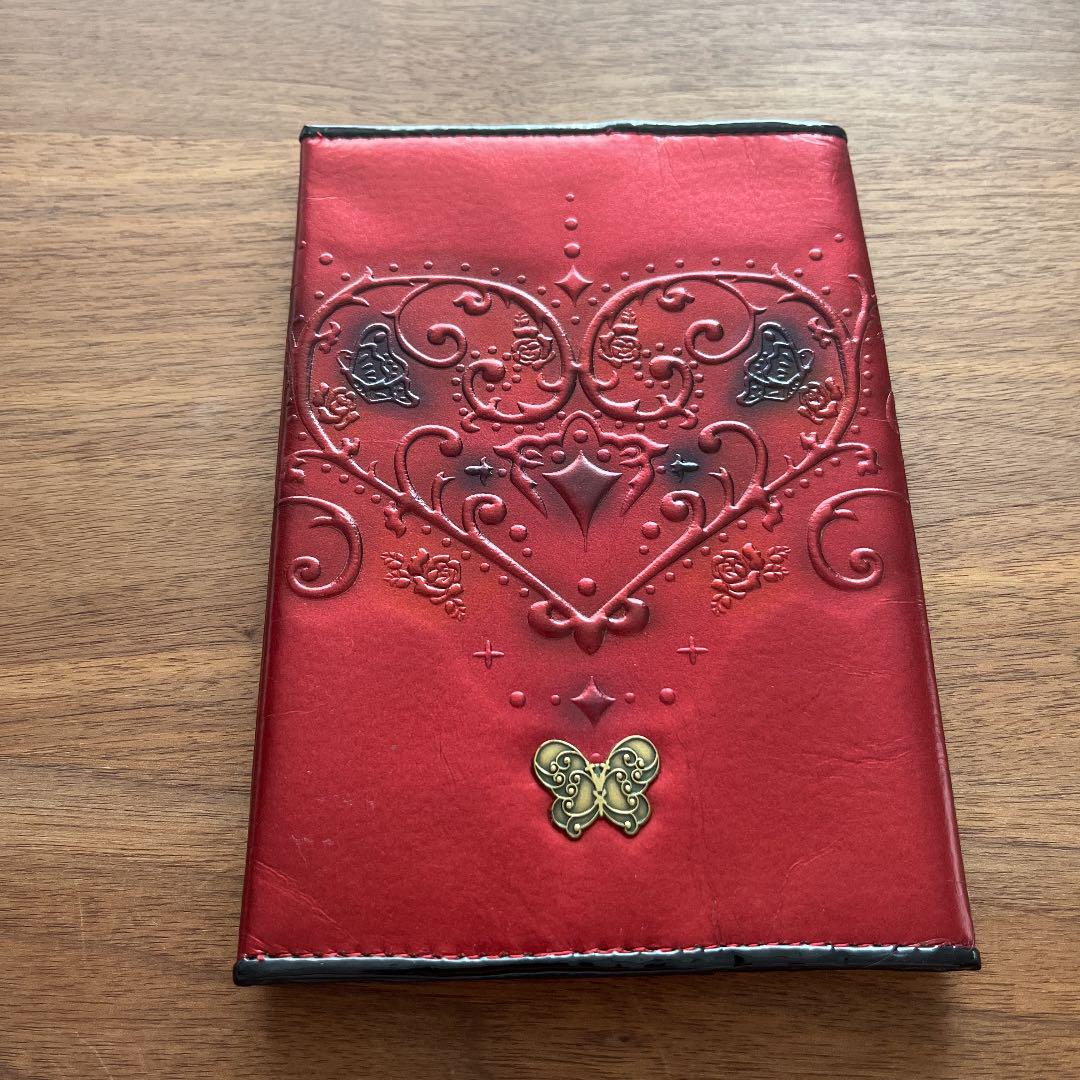 660円 【国内配送】 ANNA SUI 本革 手帳カバーブックカバー 文庫本サイズ