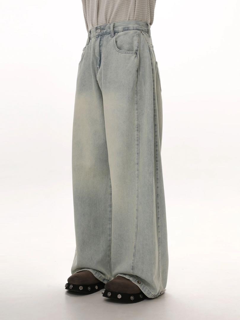 GIBBYCNA Loose Retro Jeans バギーデニム セール アウトレットファッション - GIBBYCNA Loose Retro Jeans