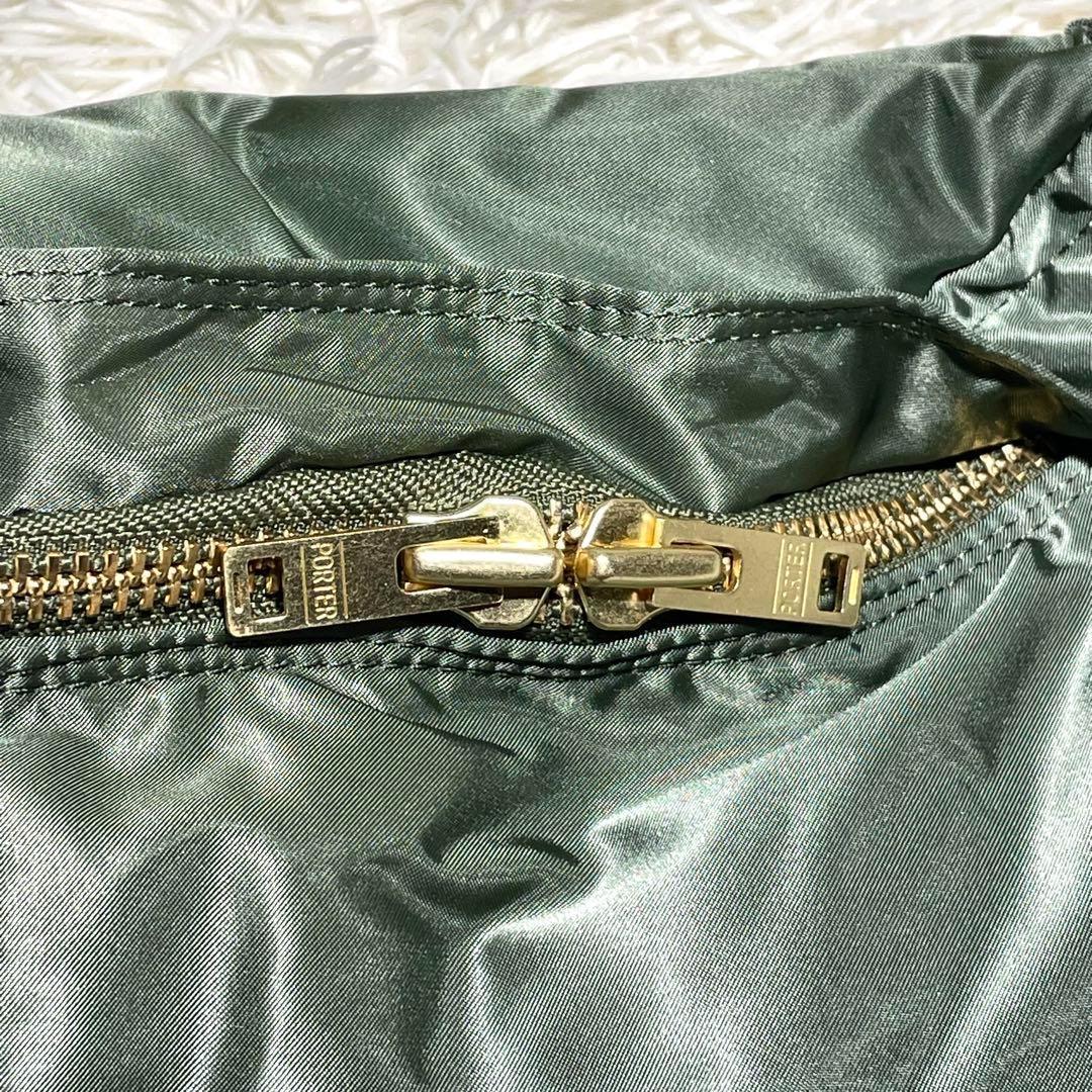 【極美品】 PORTER ポーター タンカー ウエストバッグ セージグリーン 2