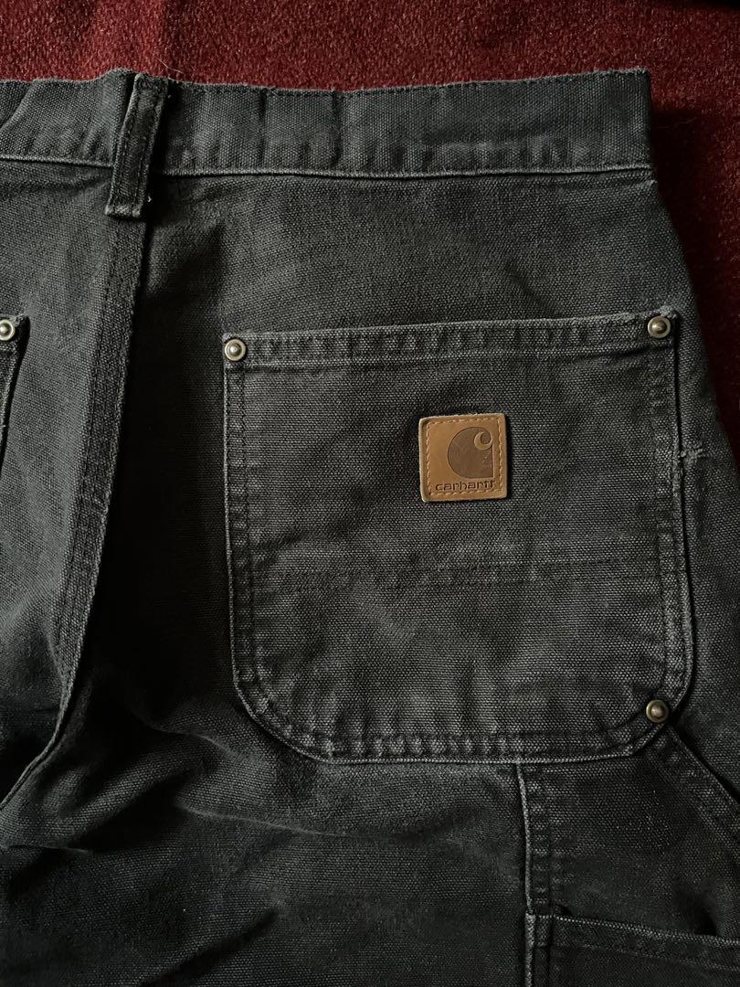 Carhartt ダブルニー ブラック ワークパンツ 31×30