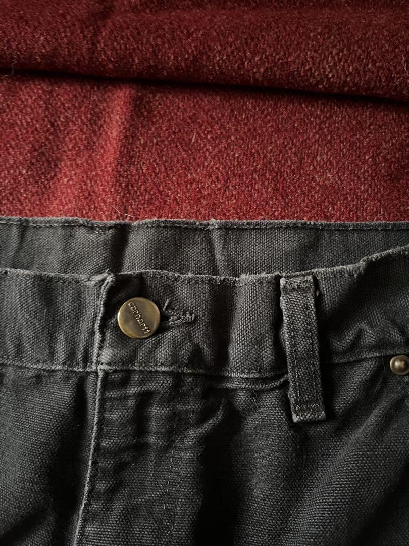Carhartt ダブルニー ブラック ワークパンツ 31×30