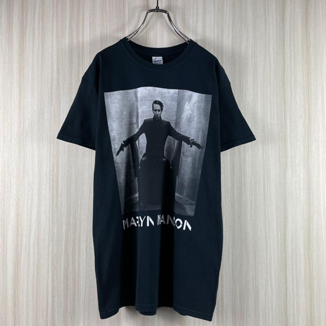ギルダン マリリンマンソン 両面プリント ©︎2015年製 バンドTシャツ M