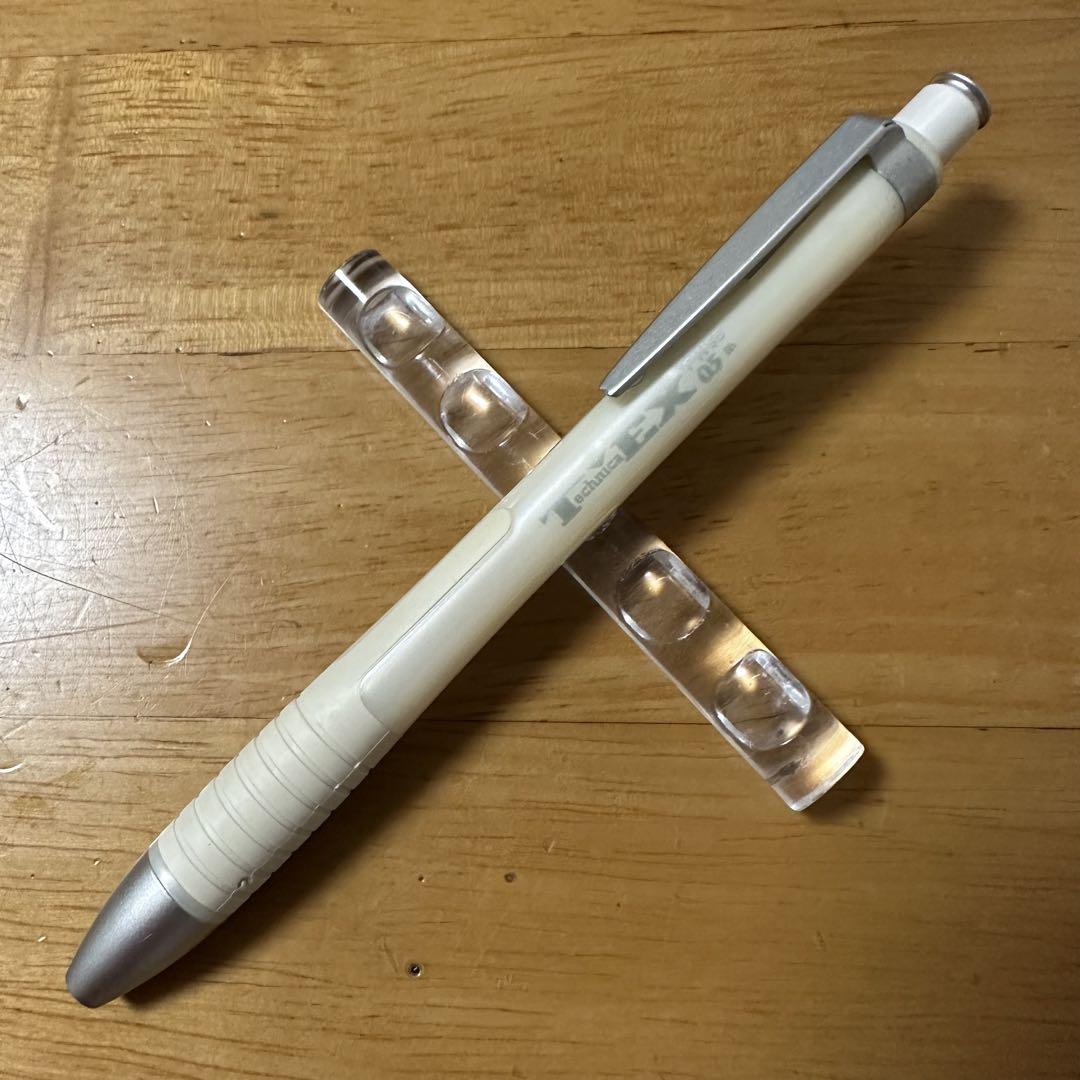 新品 廃盤 ぺんてる テクニカ EX シャーペン 0.5mm PW55 水色軸