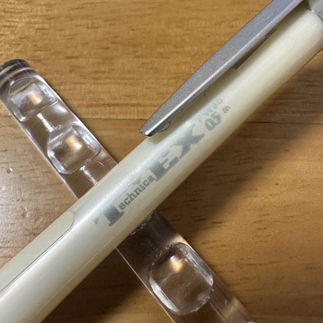 新品 廃盤 ぺんてる テクニカ EX シャーペン 0.5mm PW55 水色軸