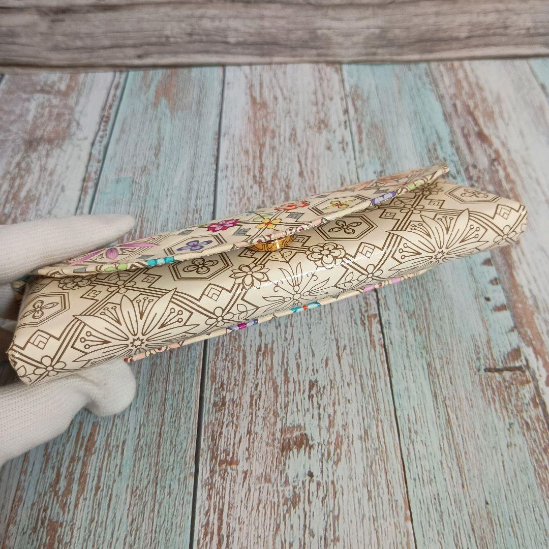 浅草文庫 メガネケース 革 花柄 レディース