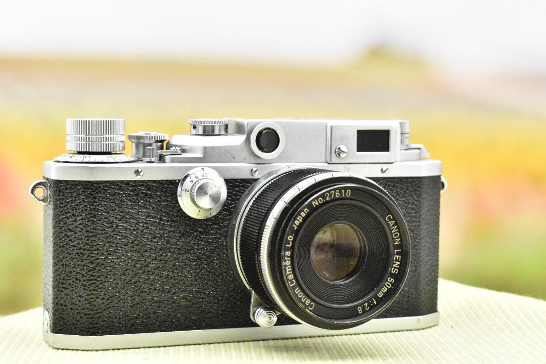 【整備品】キヤノン Canon II改 + 50mm F2.8 フィルムカメラ