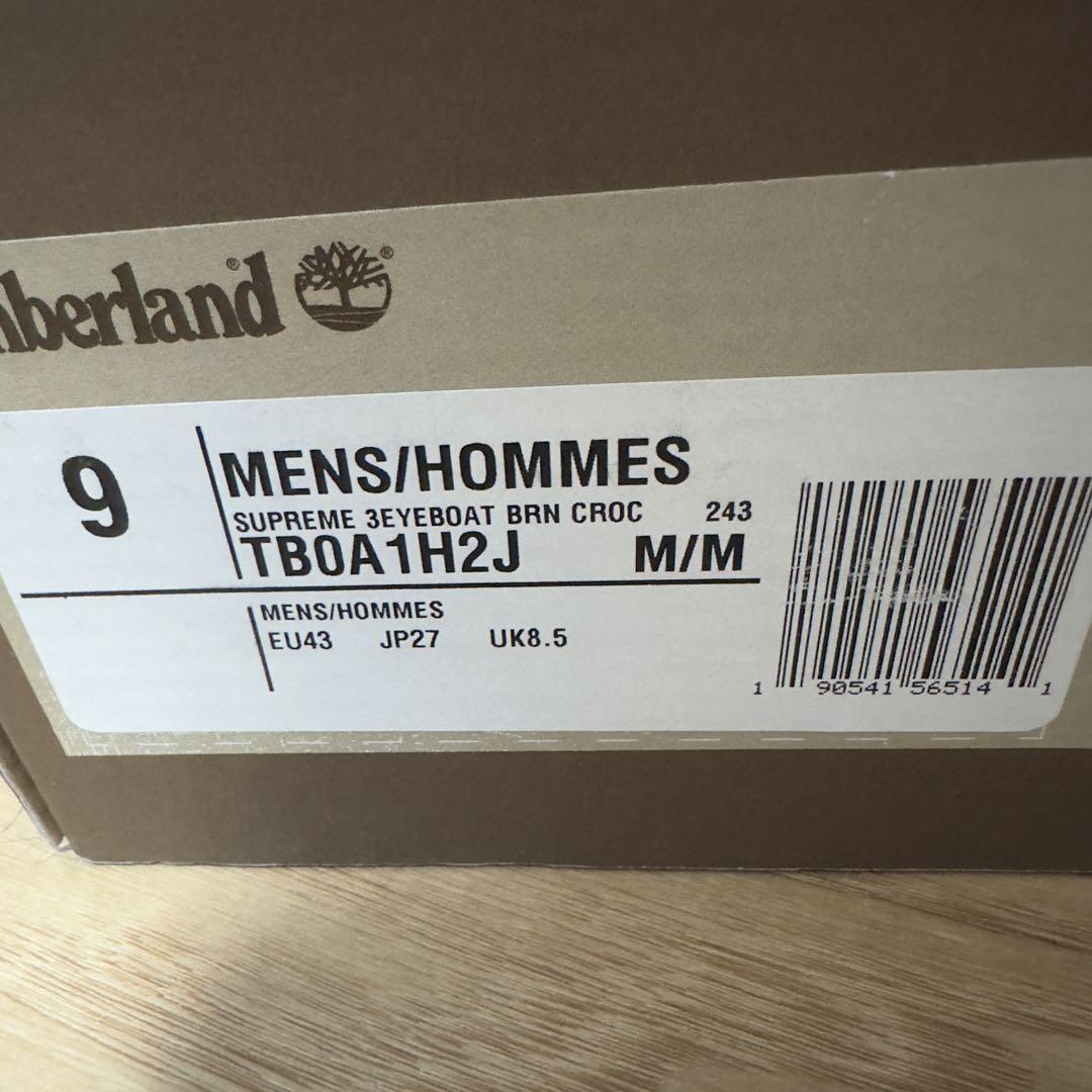 希少　激レア　supreme×timberland 3eye