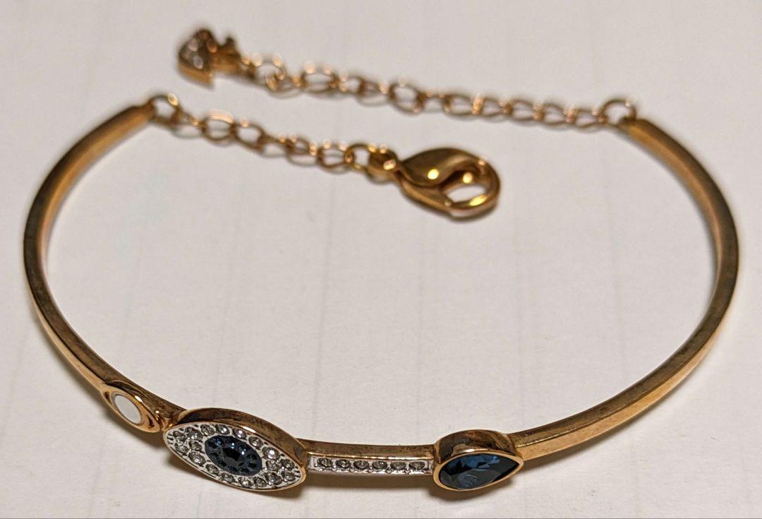 スワロフスキー デュオ エビルアイ バングル Swarovski BANGL