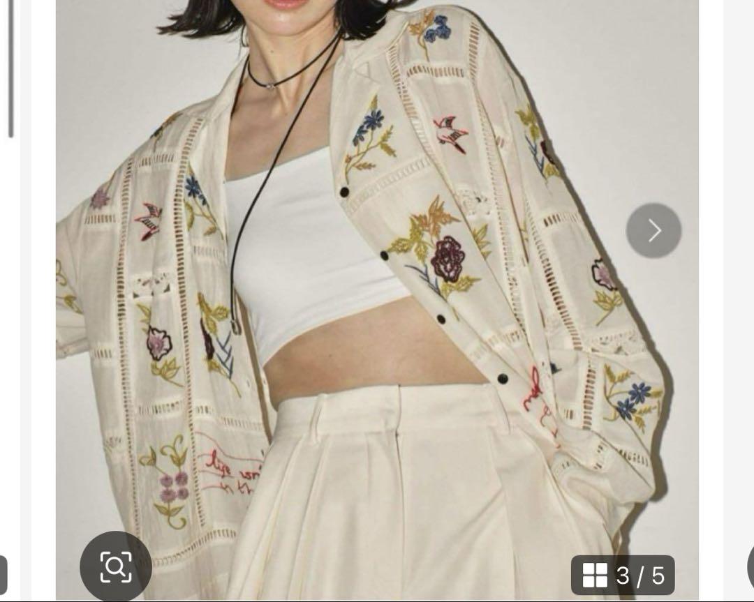 todayful Embroidery Patchwork Shirts