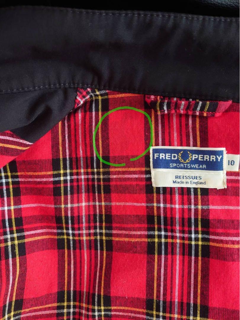 Fred Perry イングランド製ハリントンジャケット