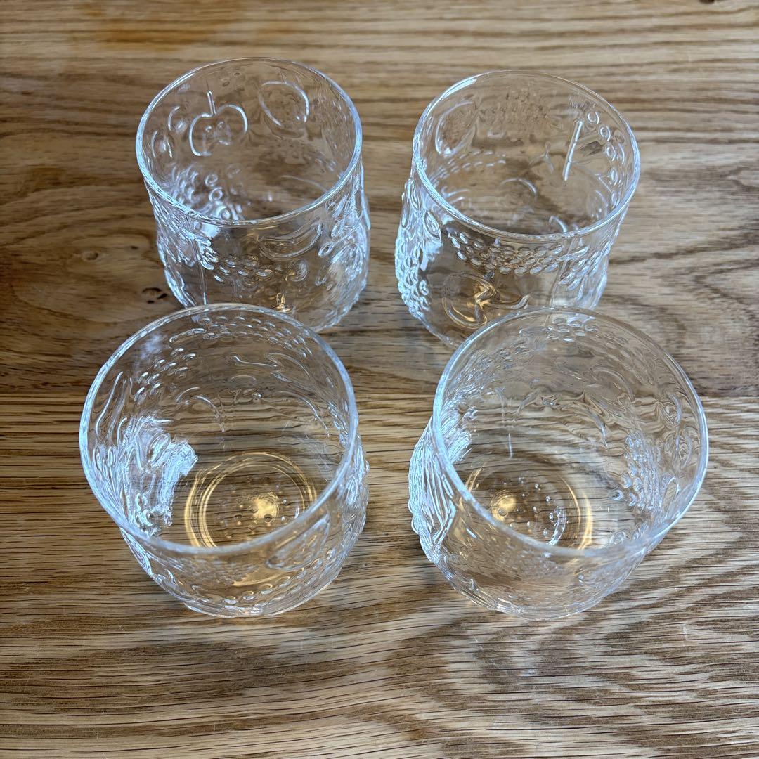 iittala Frutta タンブラー クリア 4個セット【美品】