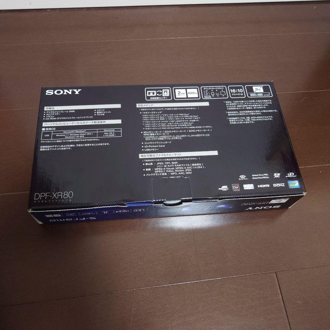 お値下げ【新品未使用品】SONY デジタルフォトフレーム★DPF-XR80