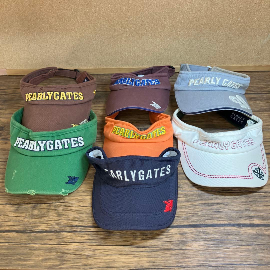 （K25850）★まとめて★ パーリーゲイツ バイザー 7個セット