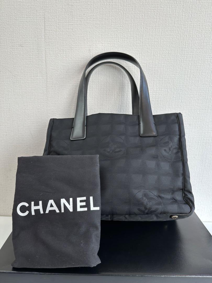 CHANEL シャネル ニュートラベルライン トートバッグ ブラック