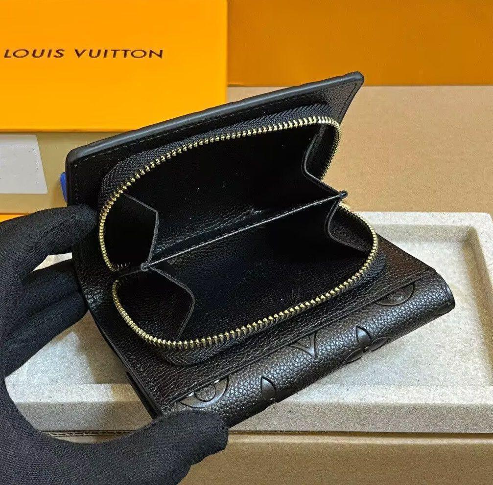 LOUIS VUITTON ブラックレザー三つ折り財布 楽天市場】【新品】 ルイヴィトン 三つ折り財布 ポルトフォイユ