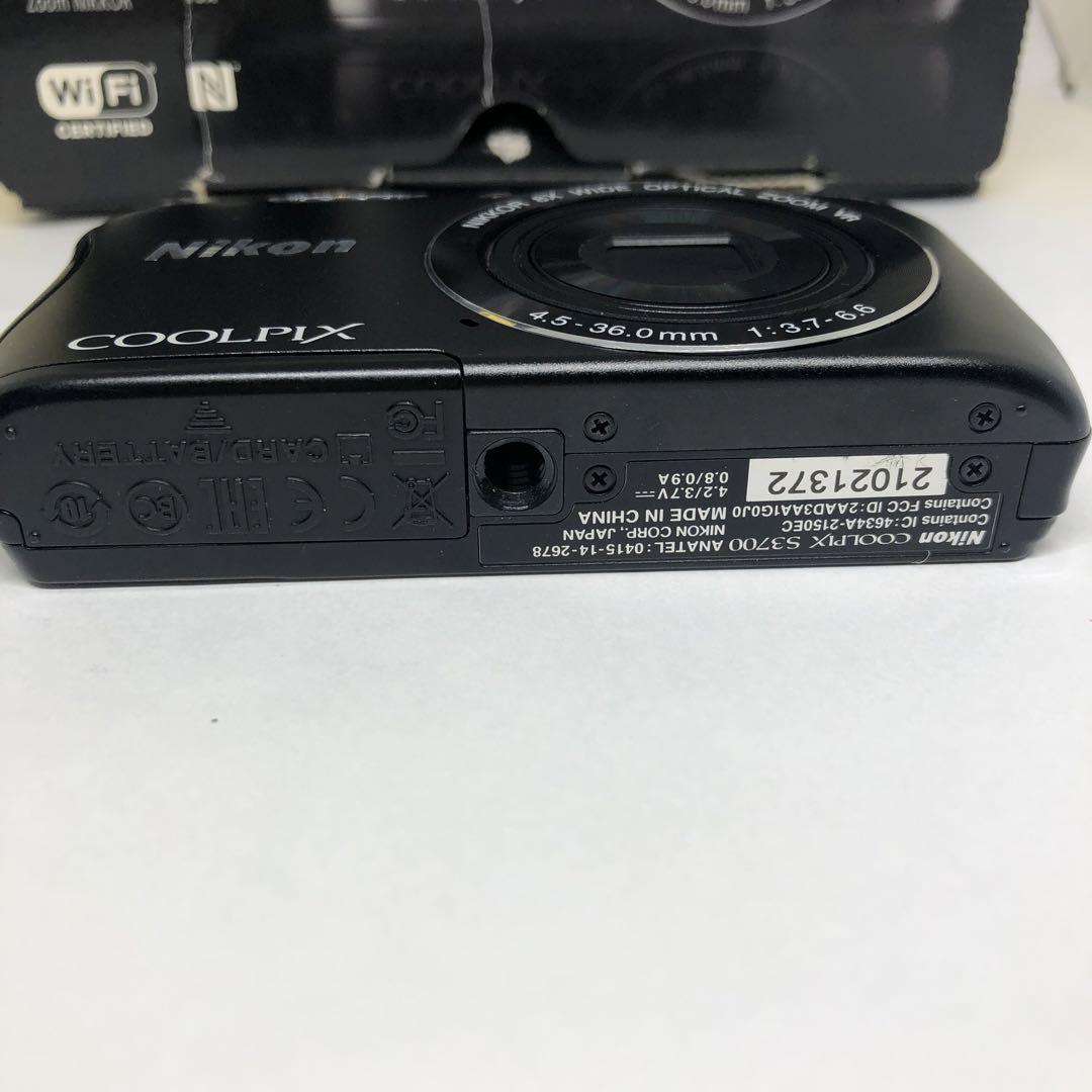 ニコン Nikon COOLPIX S3700 SD・充電器付！ すぐ使えます！